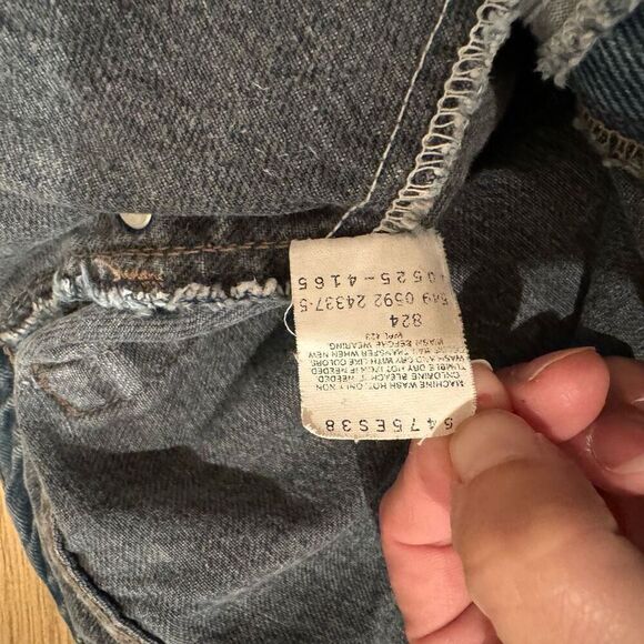 Vintage 90s Levi’s Silvertab Straight & Narrow Leg Jeans 36/34 - Picture 5 of 12